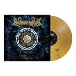 RUNEMAGICK - Cycle Of The Dying Sun - Dawn Of Ashen Realms - CLEAR GOLD BLACK MARBLED LP