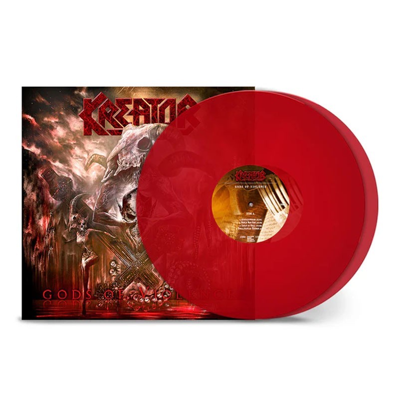 KREATOR - Gods Of Violence - TRANSPARENT RED 2LP