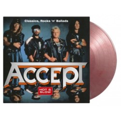 ACCEPT - Hot & Slow - SILVER & RED MARBLED 2LP