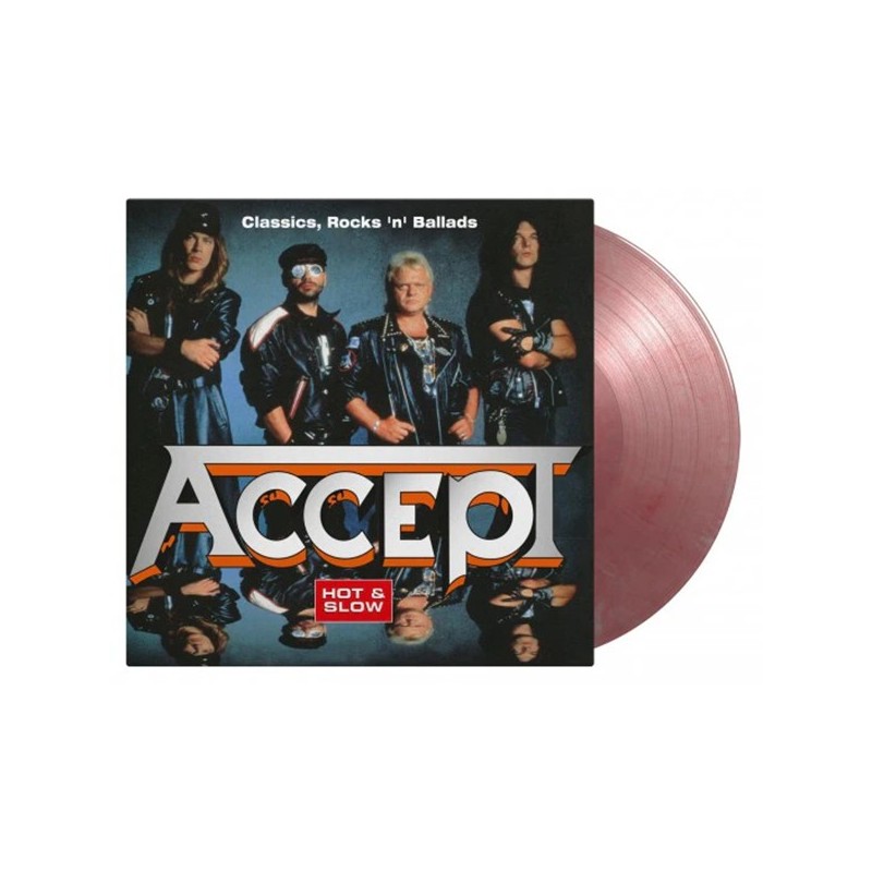 ACCEPT - Hot & Slow - SILVER & RED MARBLED 2LP