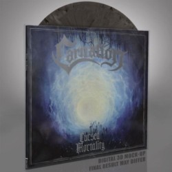 CARNATION - Cursed Mortality - SILVER & BLACK MARBLED LP