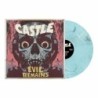 CASTLE - Evil Remains - ELECTRIC BLUE BLACK MARBLED LP
